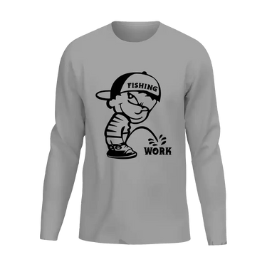 Fishing And Work Men Long Sleeve Shirt